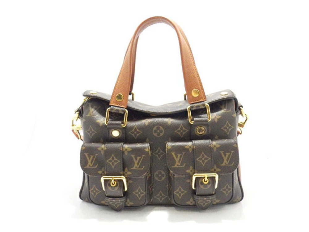 LOUIS VUITTON Manhattan Handbag Monogram